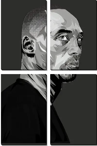 Модульная картина Кобе Брайант