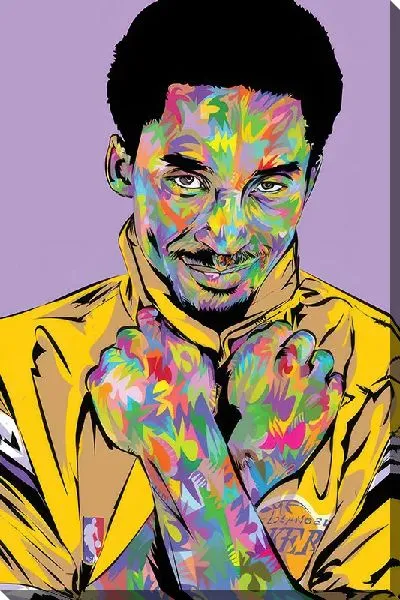 Постер Арт портрет Кобе Брайант