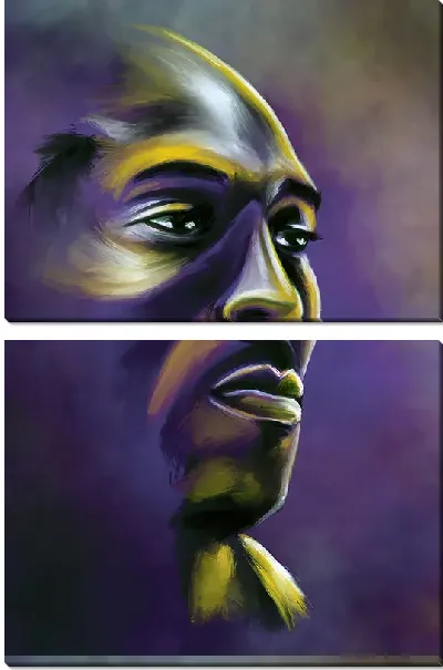 Модульная картина Портрет Кобе Брайант №3