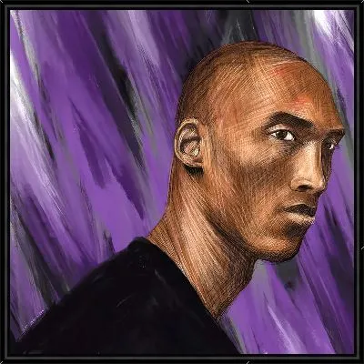 Портрет Кобе Брайант №5