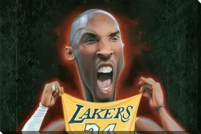 Карикатура Кобе Брайант