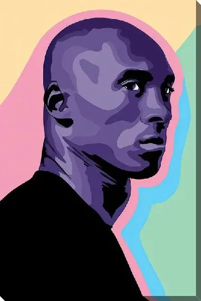 Постер Кобе Брайант в стиле арт