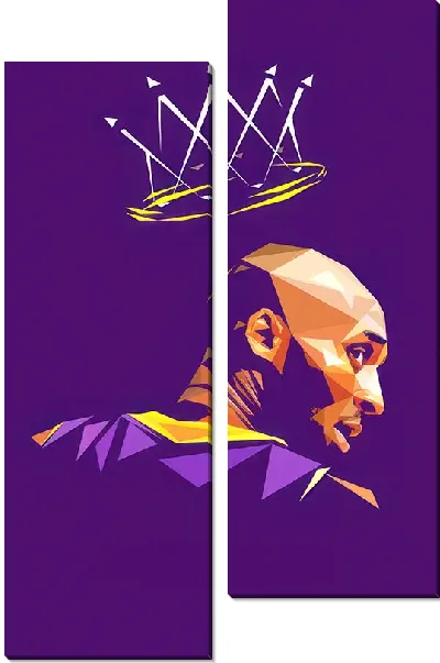 Модульная картина Король баскетбола Кобе Брайант