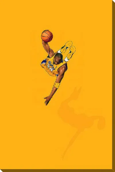 Постер Кобе Брайант в прыжке
