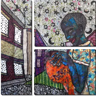 Модульная картина Кобе Брайант в роле пришельца