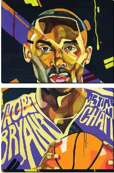 Модульная картина Кобе Брайант №10