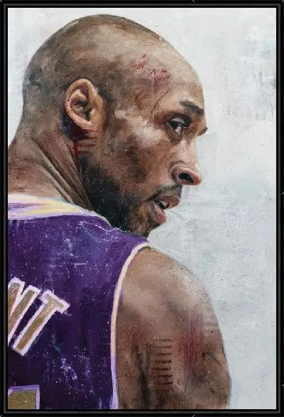 Картина Портрет Кобе Брайанта №14