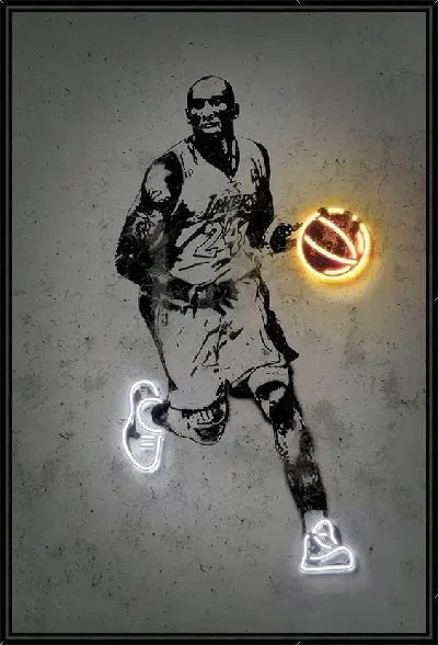 Картина Граффити с Кобе Брайантом