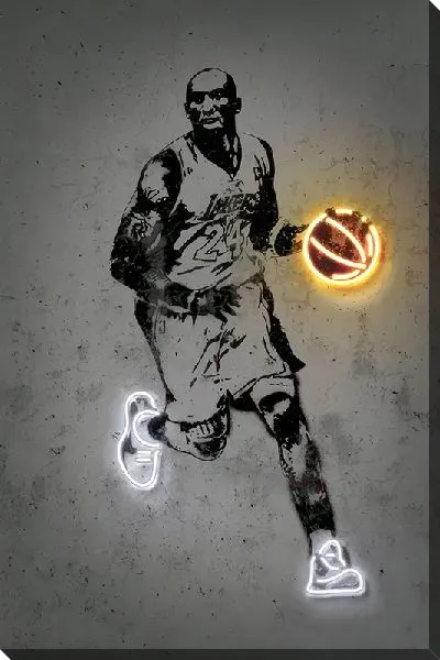 Постер Граффити с Кобе Брайантом