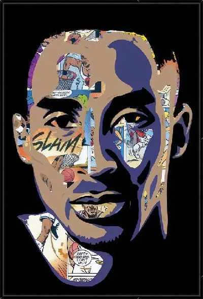 Картина Арт портрет Кобе Брайант №17