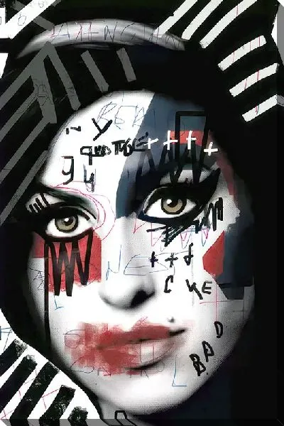 Картина маслом Эми Уайнхаус арт портрет