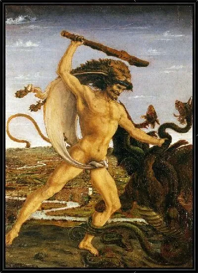 Картина Геркулес и Гидра (Hercules and Hydra)