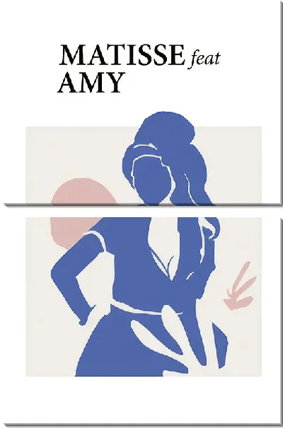 Модульная картина Матисс и Эми Уайнхаус
