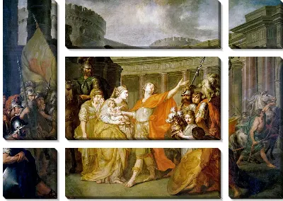 Картина Прощание Гектора с Андромахой (Parting of Hector and Andromache)