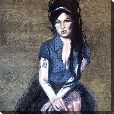 Картина маслом Портрет Эми Уайнхаус №2