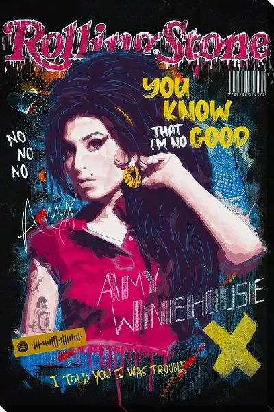 Постер Обложка журнала с Эми Уайнхаус