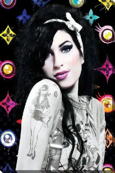 Картина маслом Застенчивая Эми Уайнхаус