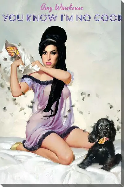 Постер Музыкальная афиша с Эми Уайнхаус