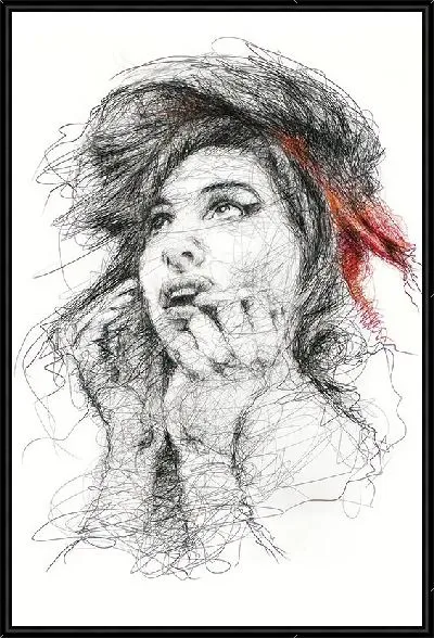 Картина Портрет Эми Уайнхаус №4