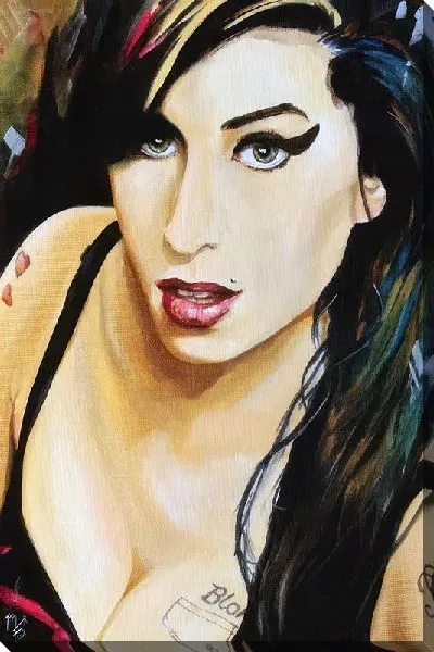 Картина маслом Портрет Эми Уайнхаус №5