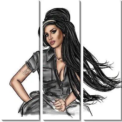 Портрет Эми Уайнхаус №10