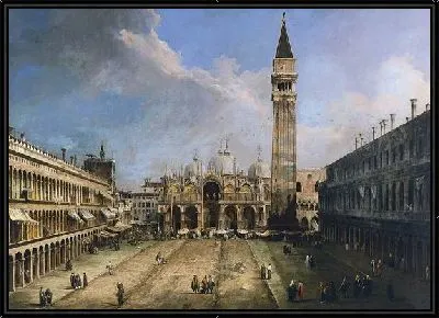 Картина Площадь Сан-Марко в Венеции (The Piazza San Marco in Venice)