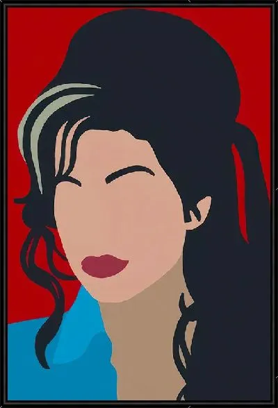 Картина Безликий портрет Эми Уайнхаус