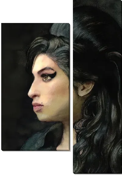 Модульная картина Портрет Эми Уайнхаус №13