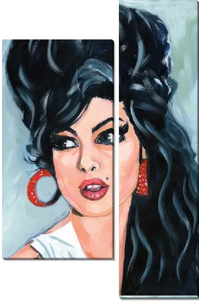 Модульная картина Портрет Эми Уайнхаус №14