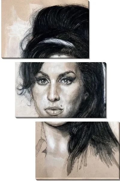 Модульная картина Портрет Эми Уайнхаус №18