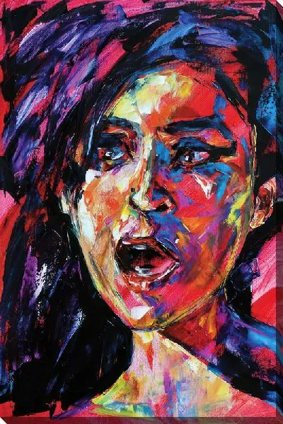 Картина маслом Портрет Эми Уайнхаус №19