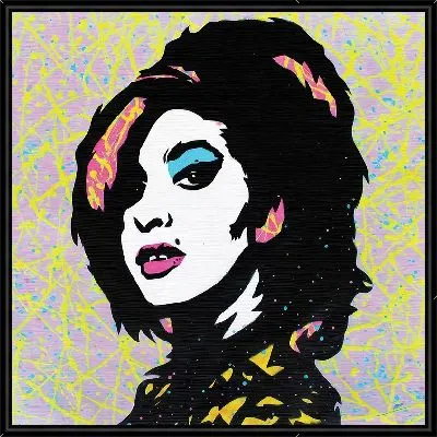 Поп-арт портрет Эми Уайнхаус №2