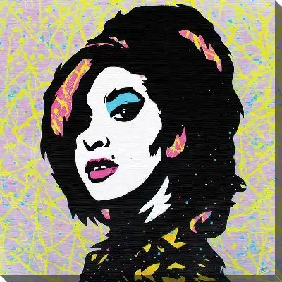 Картина маслом Поп-арт портрет Эми Уайнхаус №2