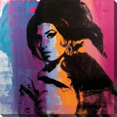 Картина маслом Арт портрет Эми Уайнхаус №21