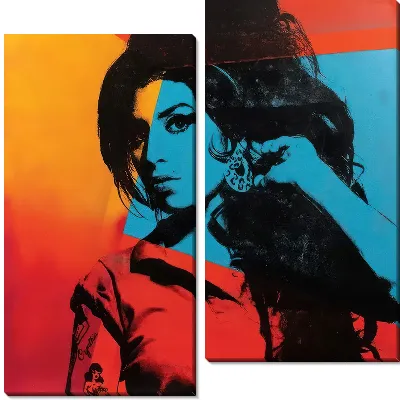 Модульная картина Портрет Эми Уайнхаус №24