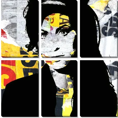 Модульная картина Портрет Эми Уайнхаус №25