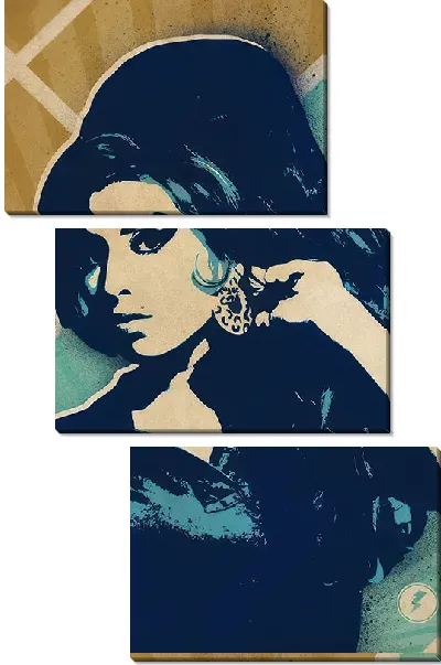 Модульная картина Портрет Эми Уайнхаус №26