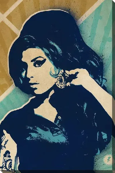 Картина маслом Портрет Эми Уайнхаус №26