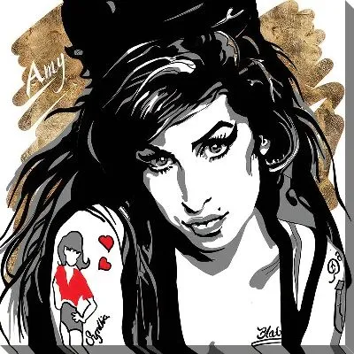 Картина маслом Портрет Эми Уайнхаус №34