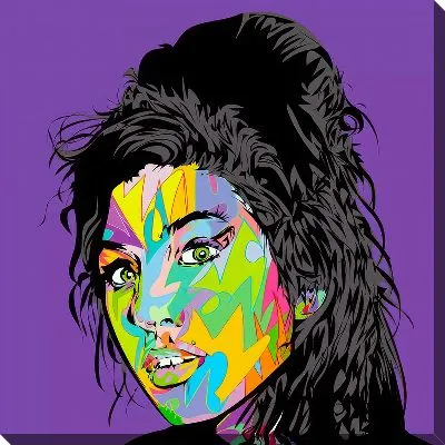 Картина маслом Портрет Эми Уайнхаус №36