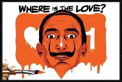 Картина Портрет Дали - Where is the love?