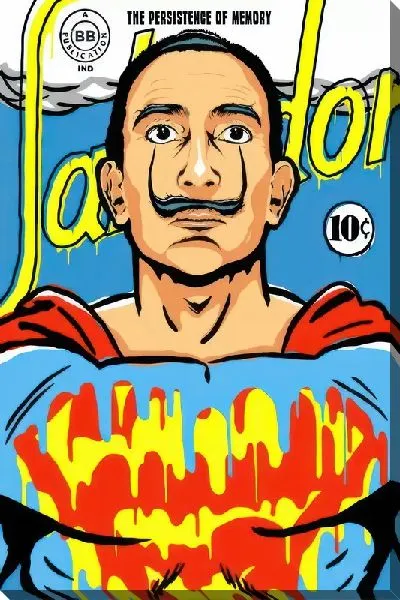 Постер Дали супермен