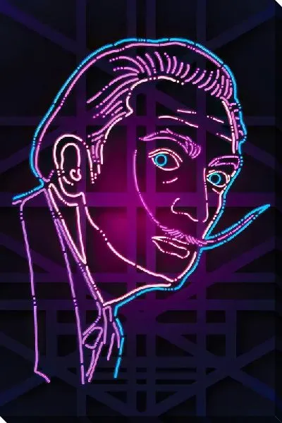 Постер Неоновый Дали