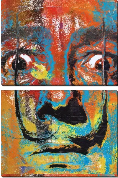 Модульная картина Поп-арт портрет Дали №2