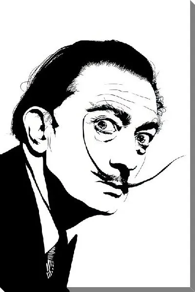 Картина маслом Портрет Дали №4