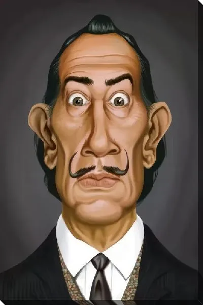 Постер Удивленный Дали