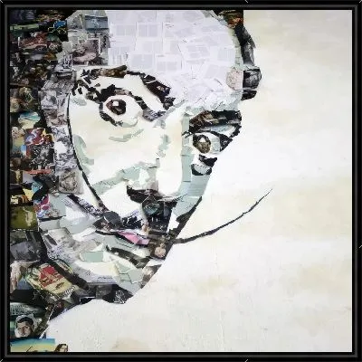 Портрет Дали в виде коллажа №2