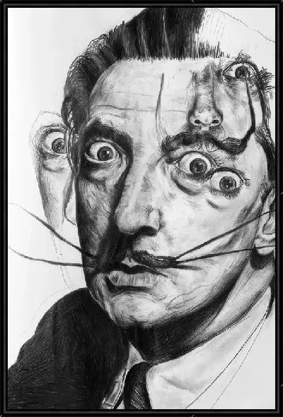 Картина Многоглазый портрет Дали