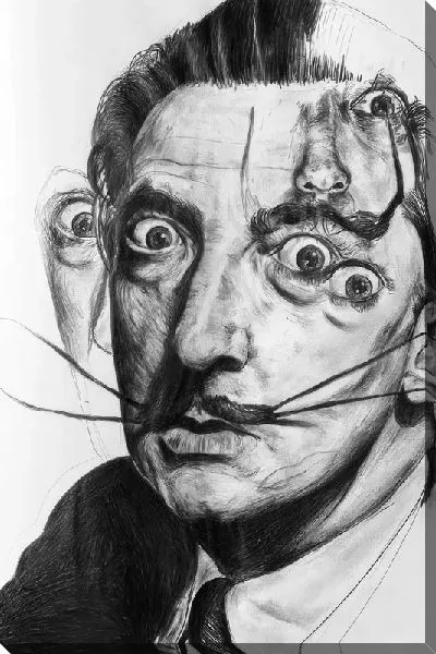 Картина маслом Многоглазый портрет Дали