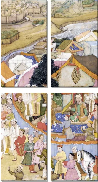 Модульная картина Получение одеяния почета (Getting robes of honor)